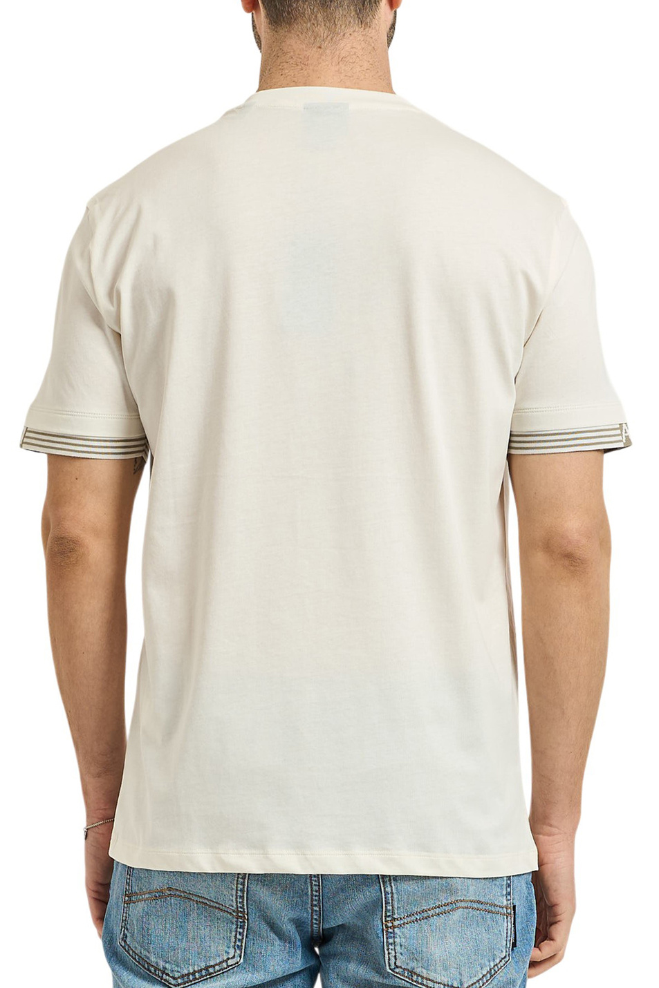 Мужской Armani Exchange Футболка из натурального хлопка (цвет ), артикул XM002493-AF10356 | Фото 4