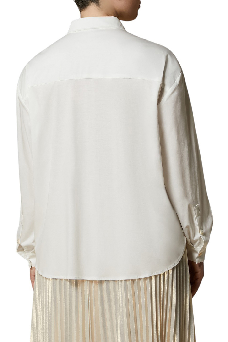 Женский Marina Rinaldi Рубашка FRESCO из натурального хлопка (цвет ), артикул 2418951016 | Фото 4