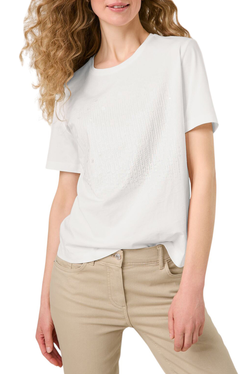 Женский Gerry Weber Футболка с пайетками (цвет ), артикул 570263-35018 | Фото 3