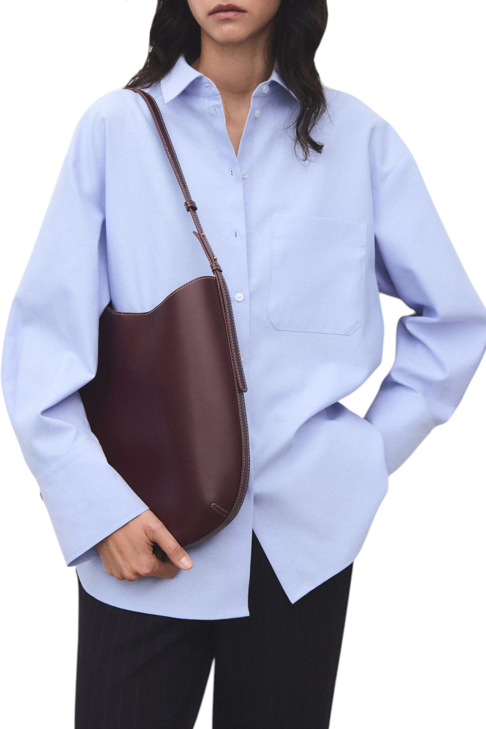 Женский Mango Рубашка JUANY свободного кроя (цвет ), артикул 17095799 | Фото 3