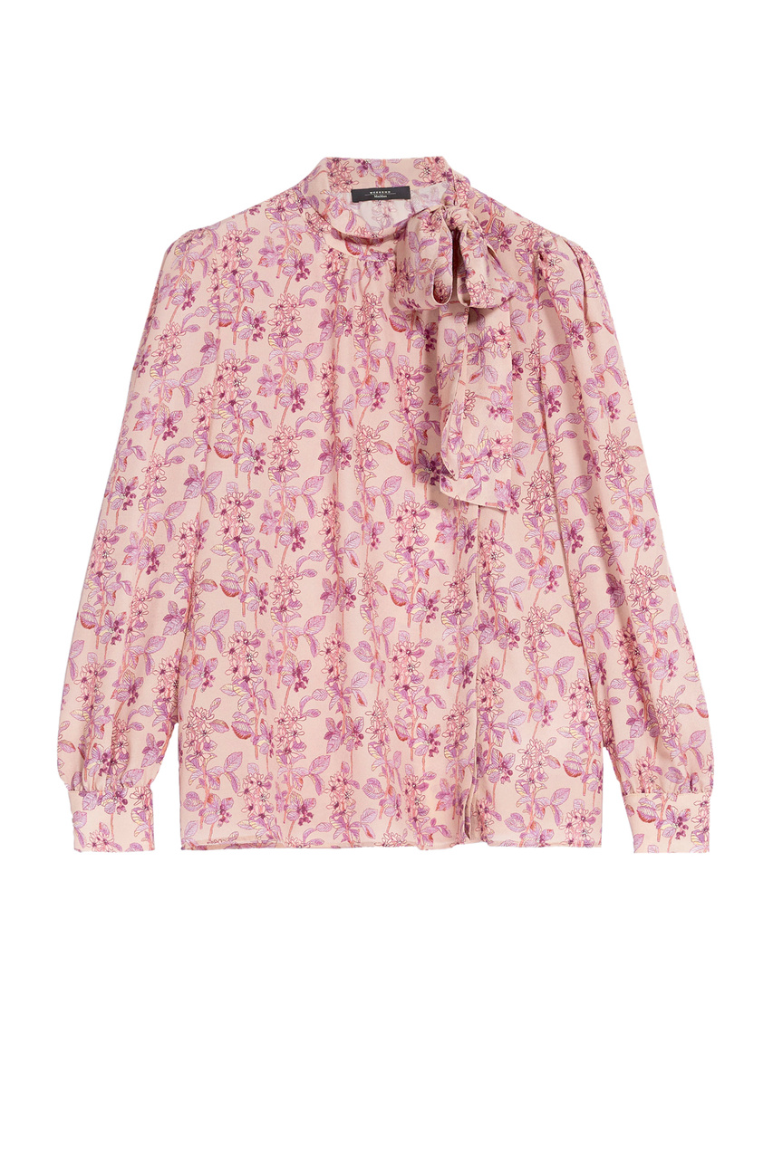Блузка OTTANTA из чистого шелка|Основной цвет:Розовый|Артикул:2351111437 | Фото 1