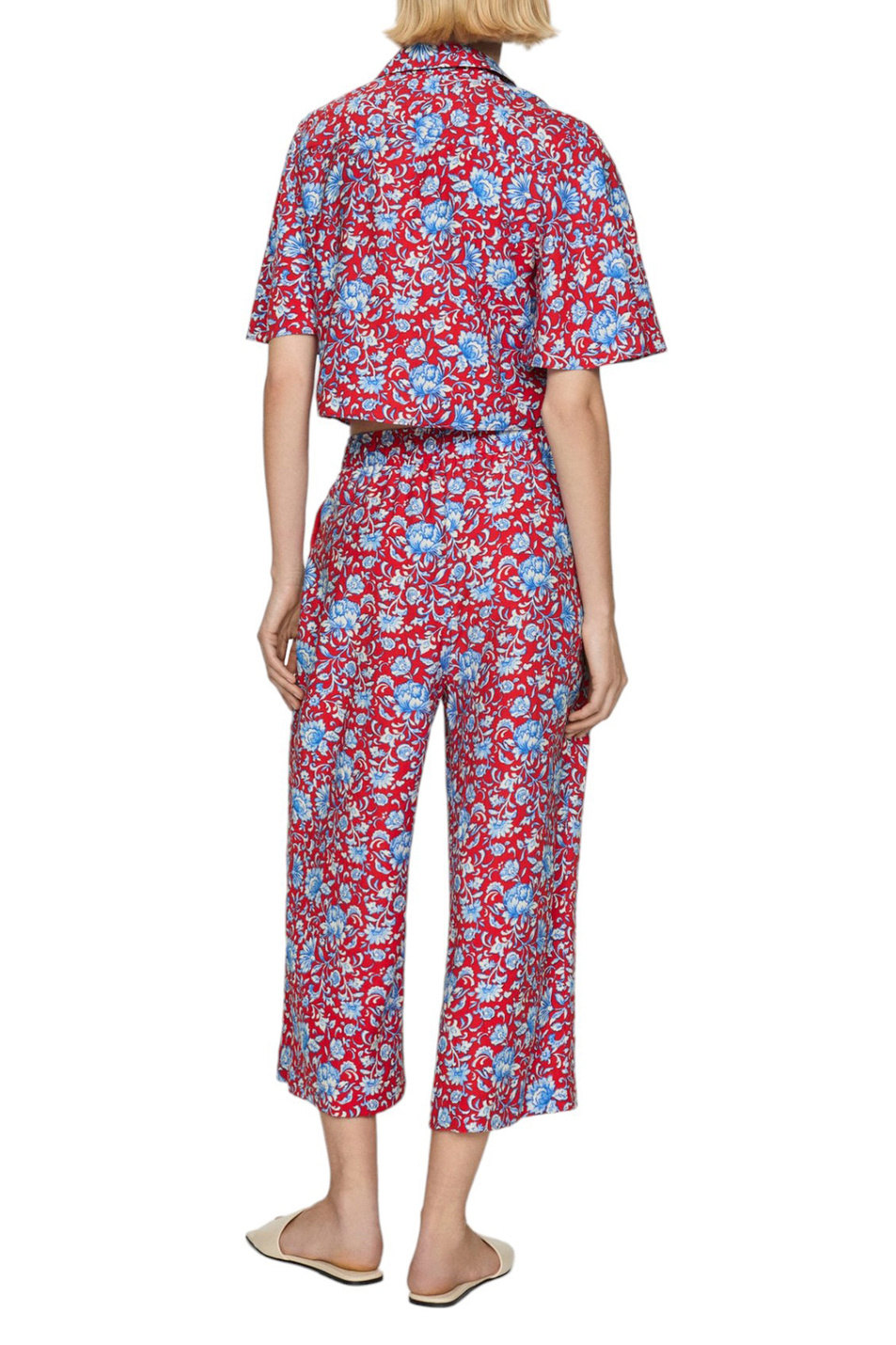 Женский Mango Рубашка PLUM с цветочным принтом (цвет ), артикул 67038638 | Фото 4