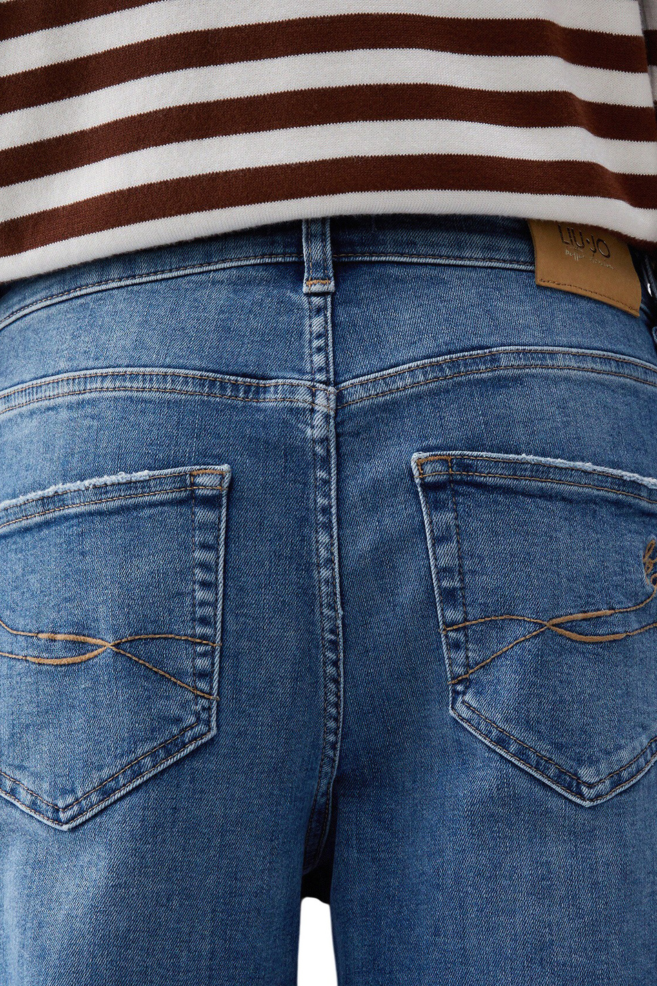 Женский Liu Jo Джинсы из хлопка (цвет ), артикул UA6200DS057 | Фото 5