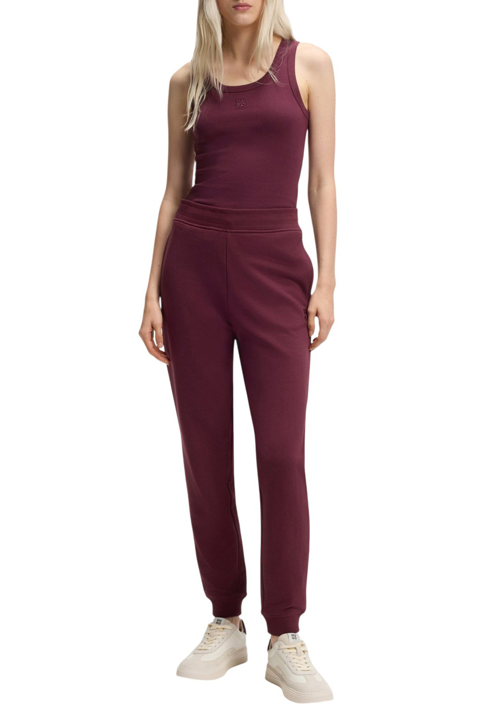 Женский HUGO Брюки Nelfinia из натурального хлопка (цвет ), артикул 50522417 | Фото 2