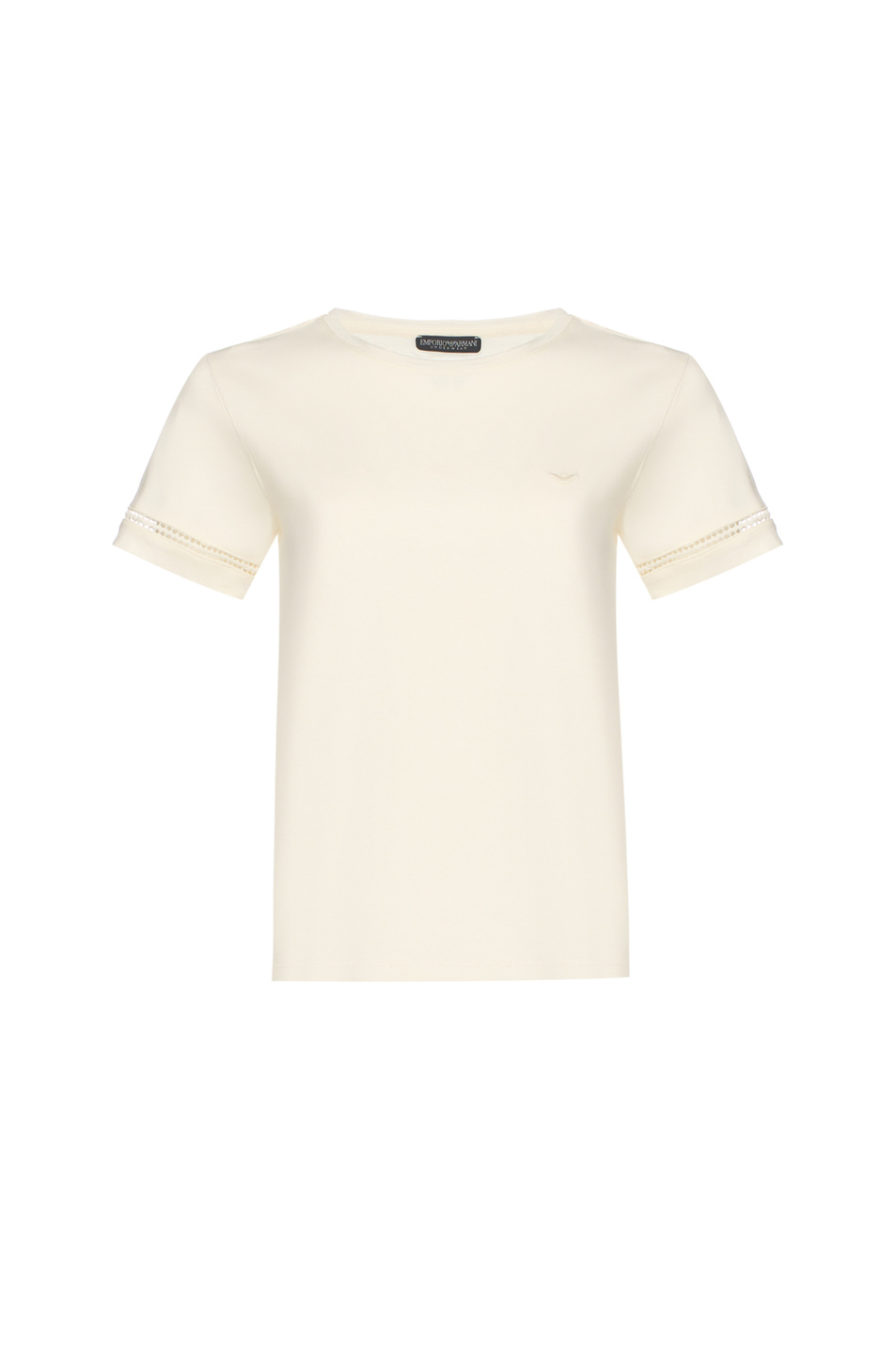 Женский Emporio Armani Футболка из натурального хлопка (цвет ), артикул EW003044-AF19039 | Фото 1