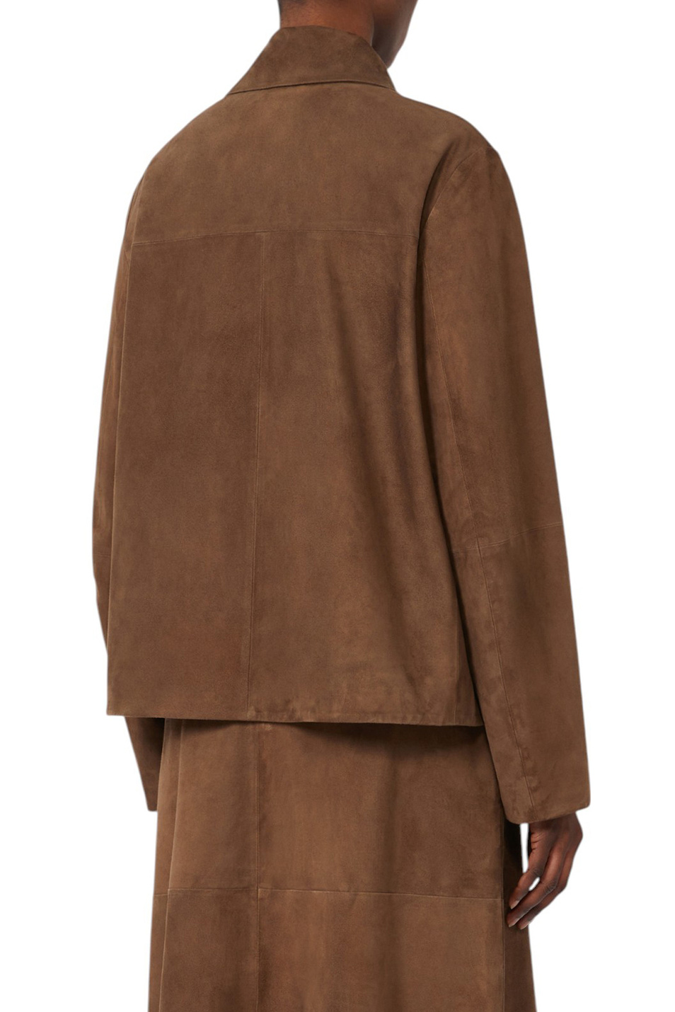 Женский Max Mara Куртка-рубашка CLOE из натуральной замши (цвет ), артикул 2529446021 | Фото 4