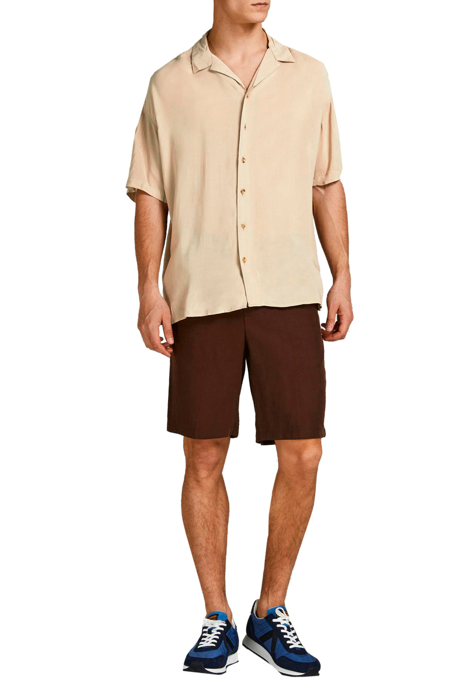Мужской Jack & Jones Рубашка из вискозы с коротким рукавом (цвет ), артикул 12209227 | Фото 2