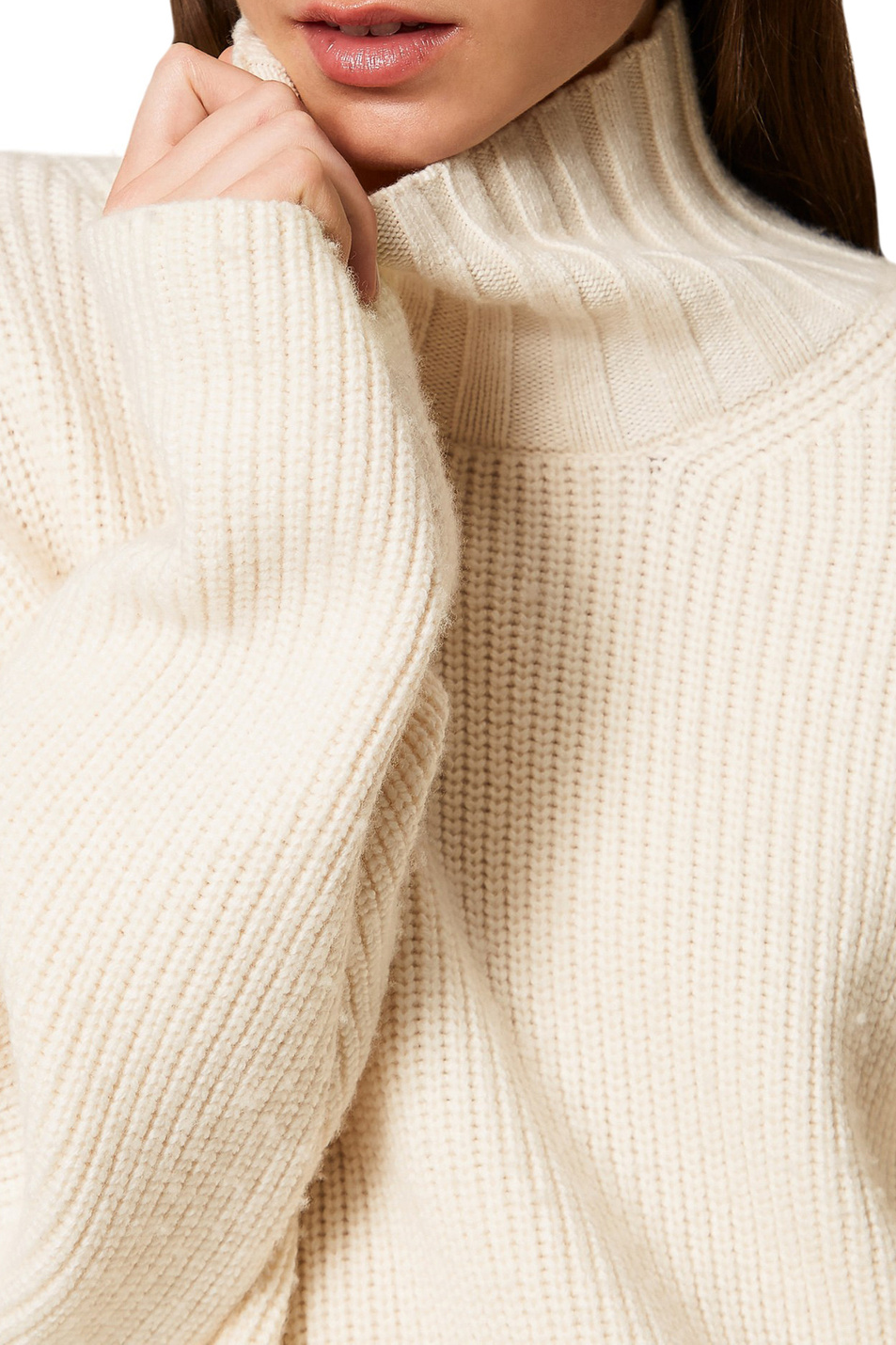 Женский TWINSET Milano Свитер однотонный (цвет ), артикул 252AT3140 | Фото 5