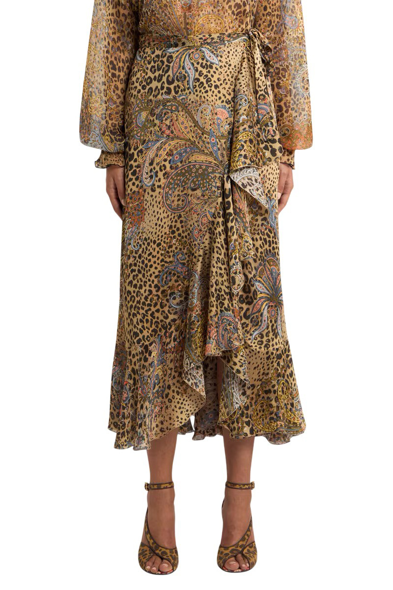 Женский Etro Юбка из шелка (цвет ), артикул WRFA017699SA1N9X0826 | Фото 3