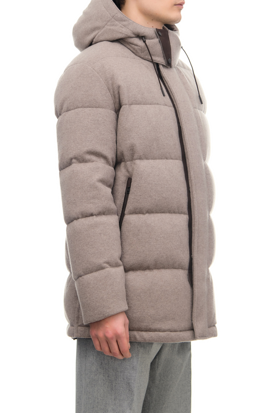 Мужской Zegna Куртка стеганая из кашемира с пуховым наполнителем (цвет ), артикул UAT48-A302-413-R | Фото 4