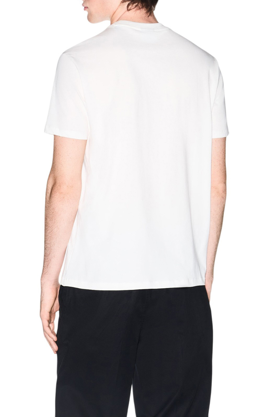 Мужской Armani Exchange Футболка из хлопка с логотипом (цвет ), артикул XM001792-AF12308 | Фото 4