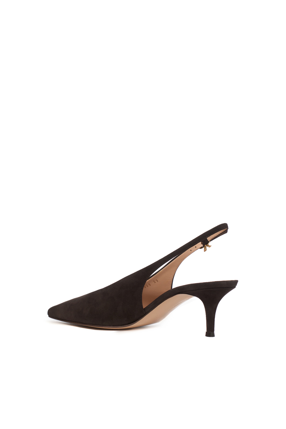 Туфли ROBBIE из натуральной замши|Основной цвет:Коричневый Женский Gianvito Rossi Туфли ROBBIE из натуральной замши (цвет ), артикул G95538.55RIC.CAMMOKA | Фото 3