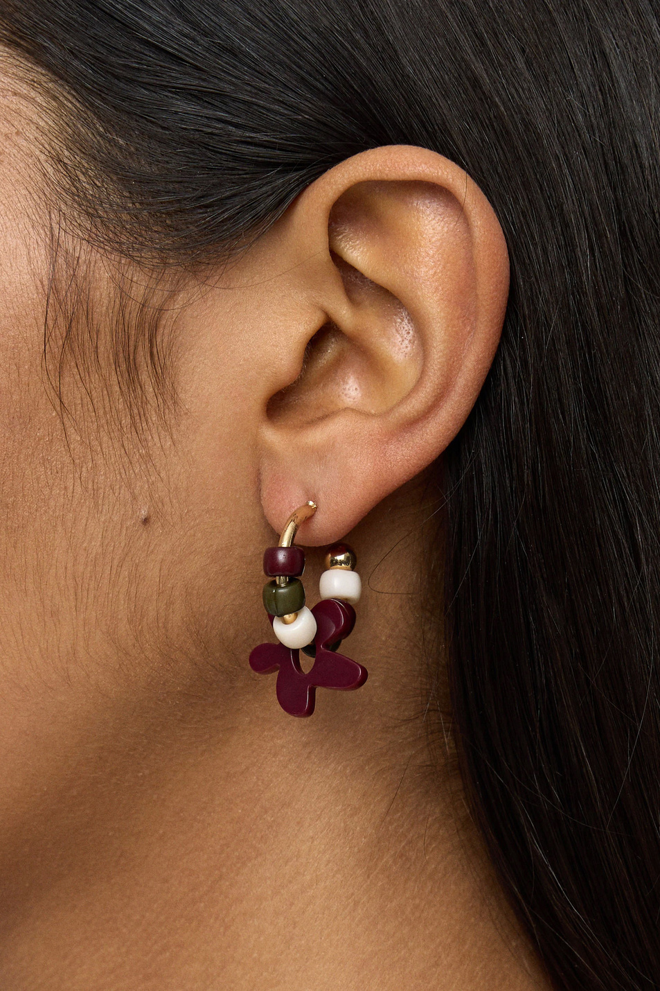 Женский Parfois Серьги-кольца с подвеской (цвет ), артикул 244856 | Фото 3