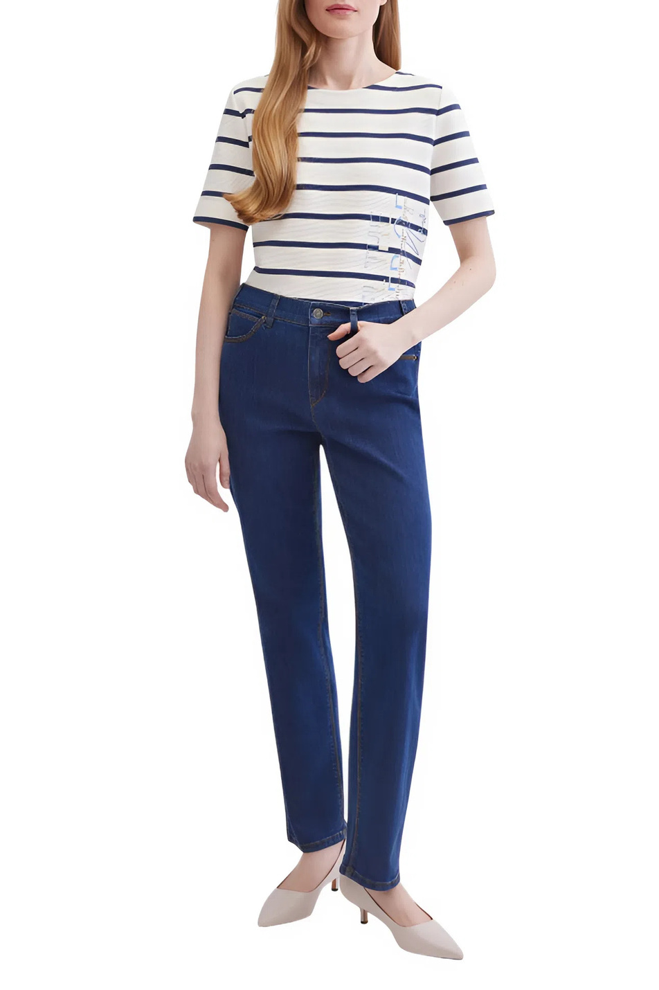 Женский Gerry Weber Джинсы из эластичного хлопка (цвет ), артикул 922006-68001 | Фото 3