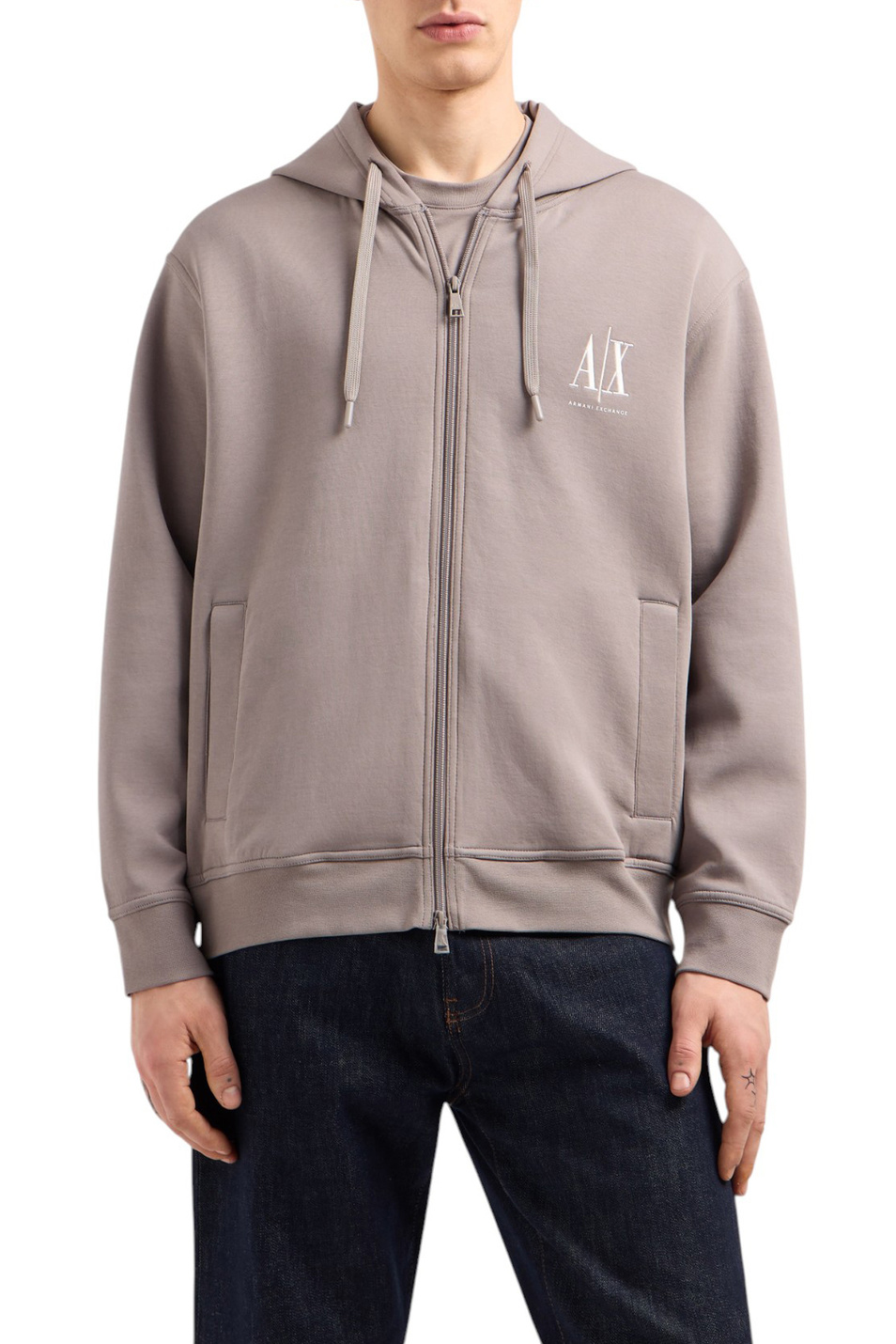 Мужской Armani Exchange Толстовка с логотипом (цвет ), артикул XM000371-AF10818 | Фото 3