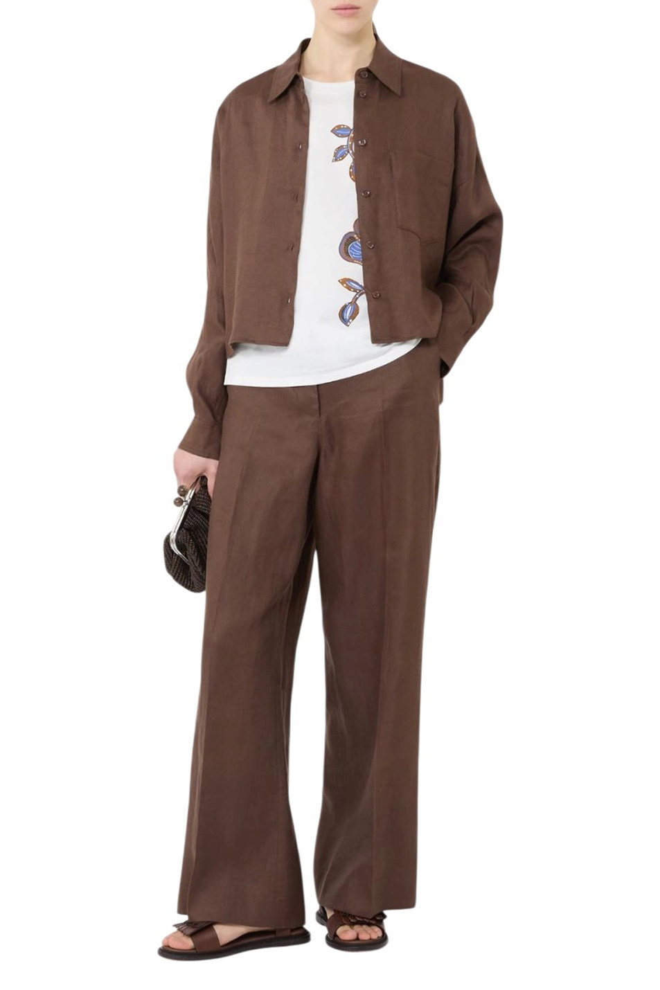 Женский Weekend Max Mara Футболка PANTERA из хлопка (цвет ), артикул 2615971032 | Фото 3