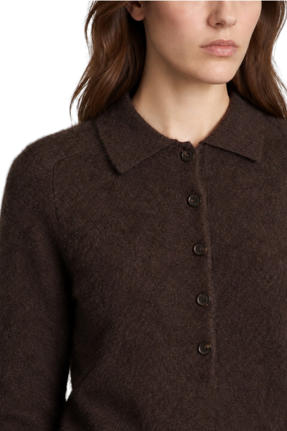 Женский Max Mara Джемпер-поло CELLULA из шерсти и кашемира (цвет ), артикул 2626366048 | Фото 5