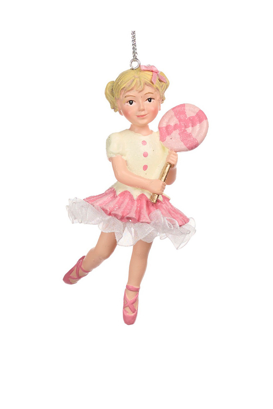 Не имеет пола Goodwill Елочная игрушка "Девочка с круглым леденцом", 9 см (цвет ), артикул MO 96322_2 | Фото 1
