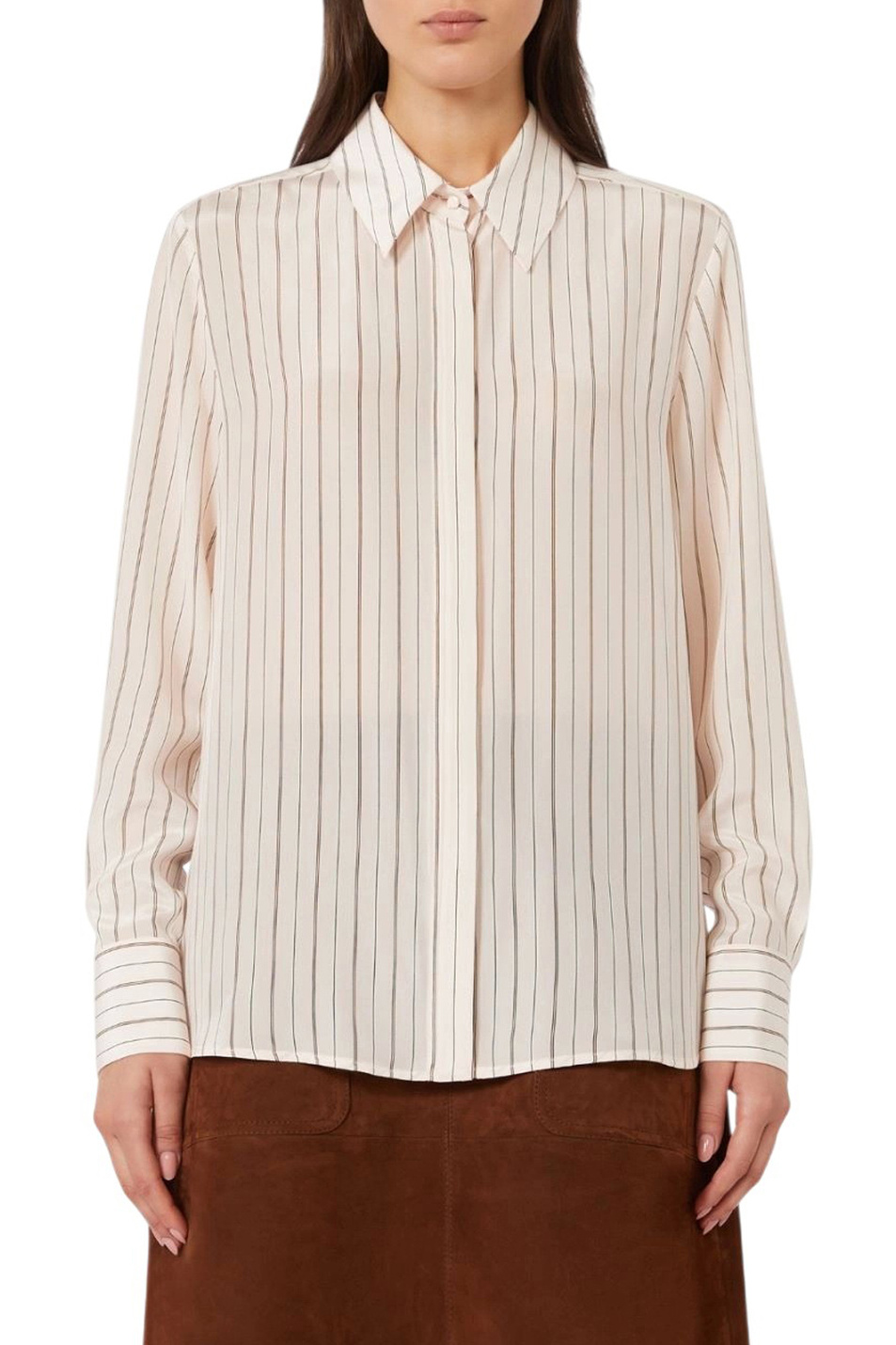 Женский Max Mara Блузка FLIRT из шелка (цвет ), артикул 2616111011 | Фото 3