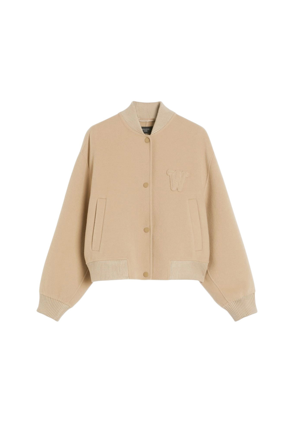 Женский Weekend Max Mara Бомбер ZELANTE из шерсти (цвет ), артикул 2525086011 | Фото 1