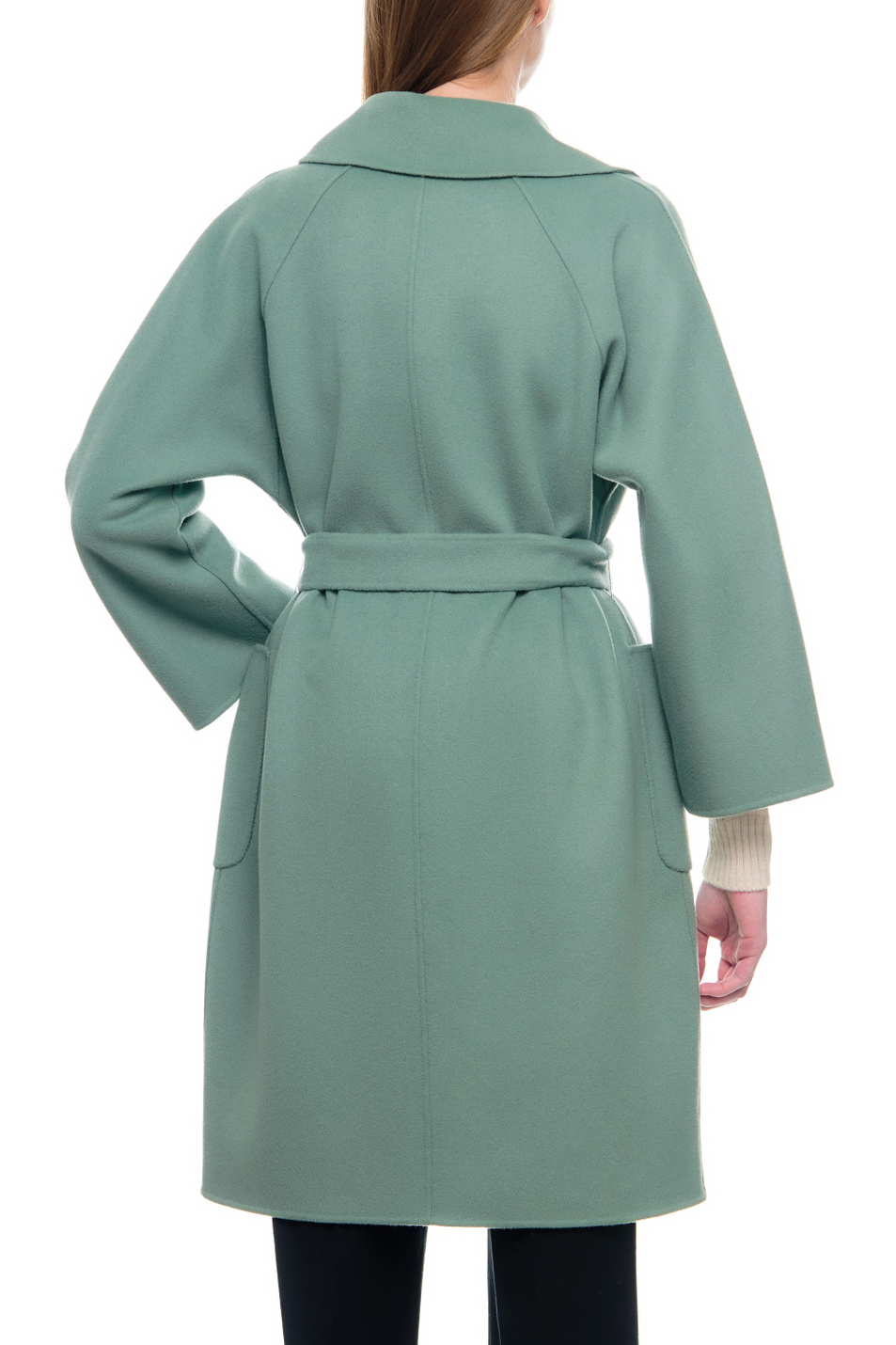 Женский Weekend Max Mara Пальто двубортное SELZ с поясом (цвет ), артикул 2350110337 | Фото 6