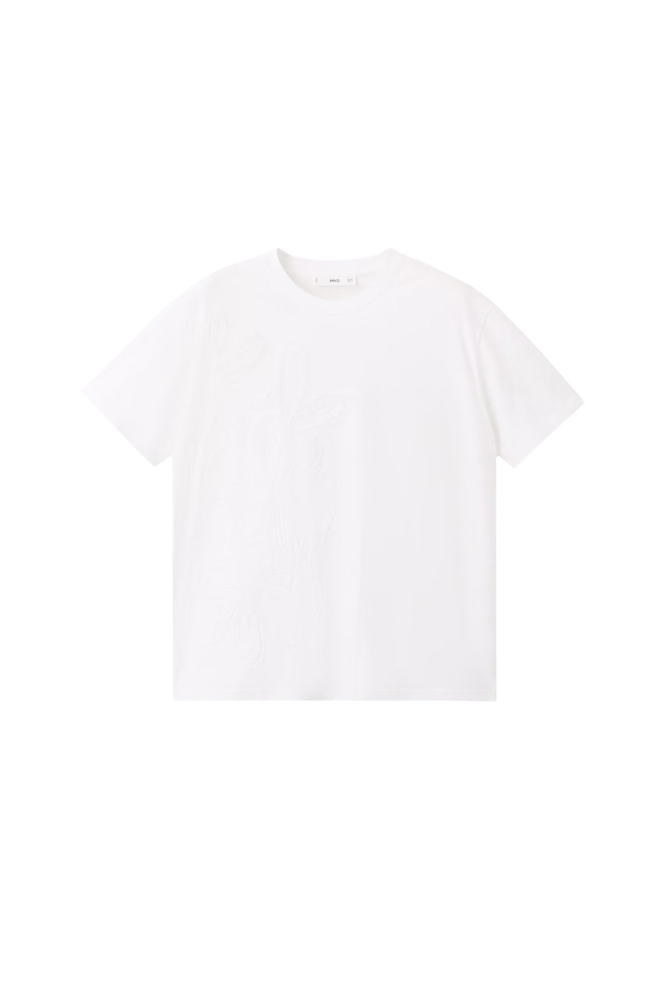 Женский Mango Футболка JAZMIN с цветочной вышивкой (цвет ), артикул 27005832 | Фото 1