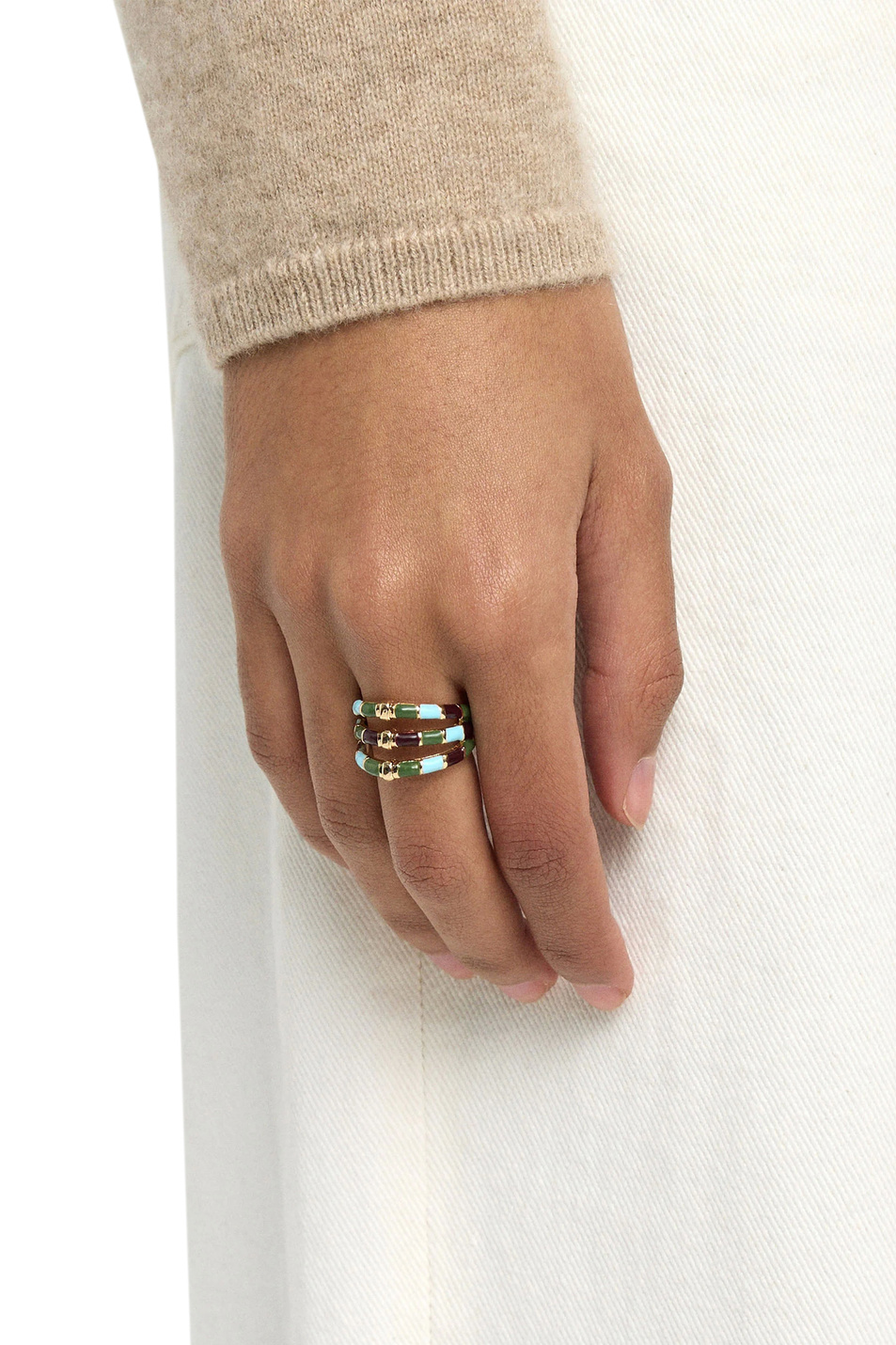 Женский Parfois Кольцо с эмалью (цвет ), артикул 219983 | Фото 3