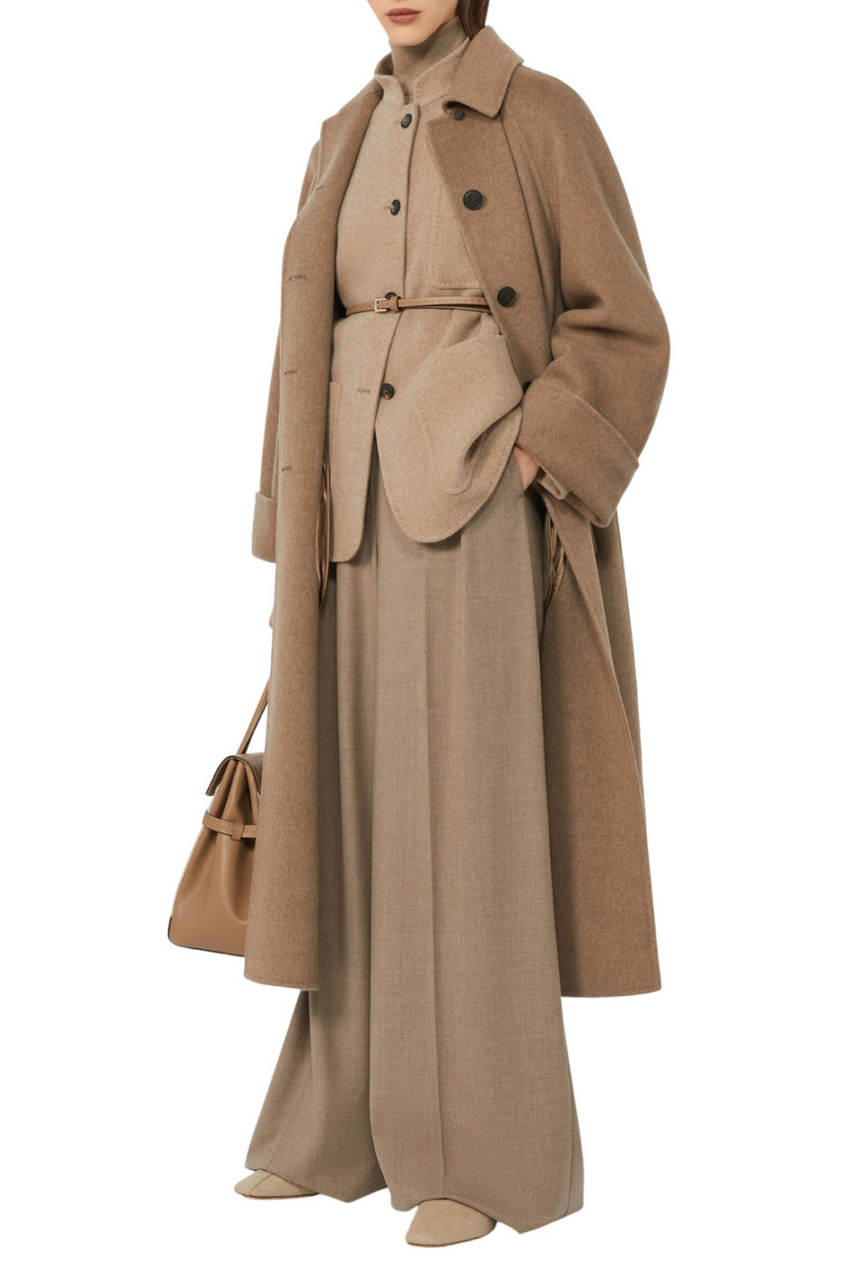 Женский Max Mara Брюки ZULIA из эластичного кашемира (цвет ), артикул 2521136012 | Фото 2