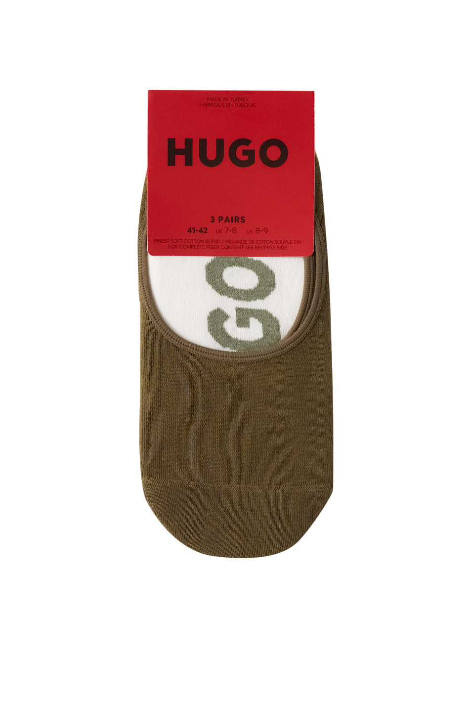 Мужской HUGO Носки-следки в комплекте из 3 пар (цвет ), артикул 50541589 | Фото 1