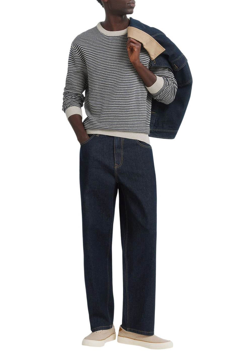 Мужской Springfield Джемпер из смесового хлопка (цвет ), артикул 1413197 | Фото 2