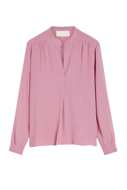 Блузка LIUTAIO свободного кроя|Основной цвет:Розовый|Артикул:71161626 | Фото 1