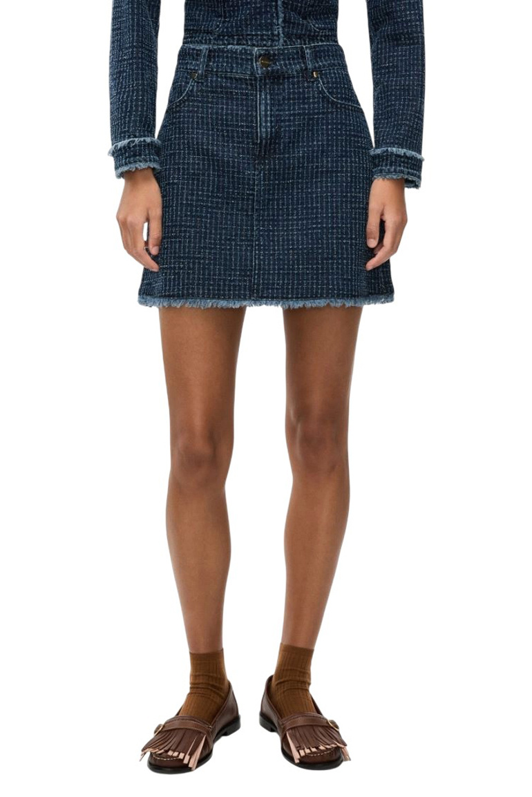 Юбка IBLROLLIO джинсовая|Основной цвет:Синий Женский iBLUES Юбка IBLROLLIO джинсовая (цвет ), артикул 2617101061 | Фото 3