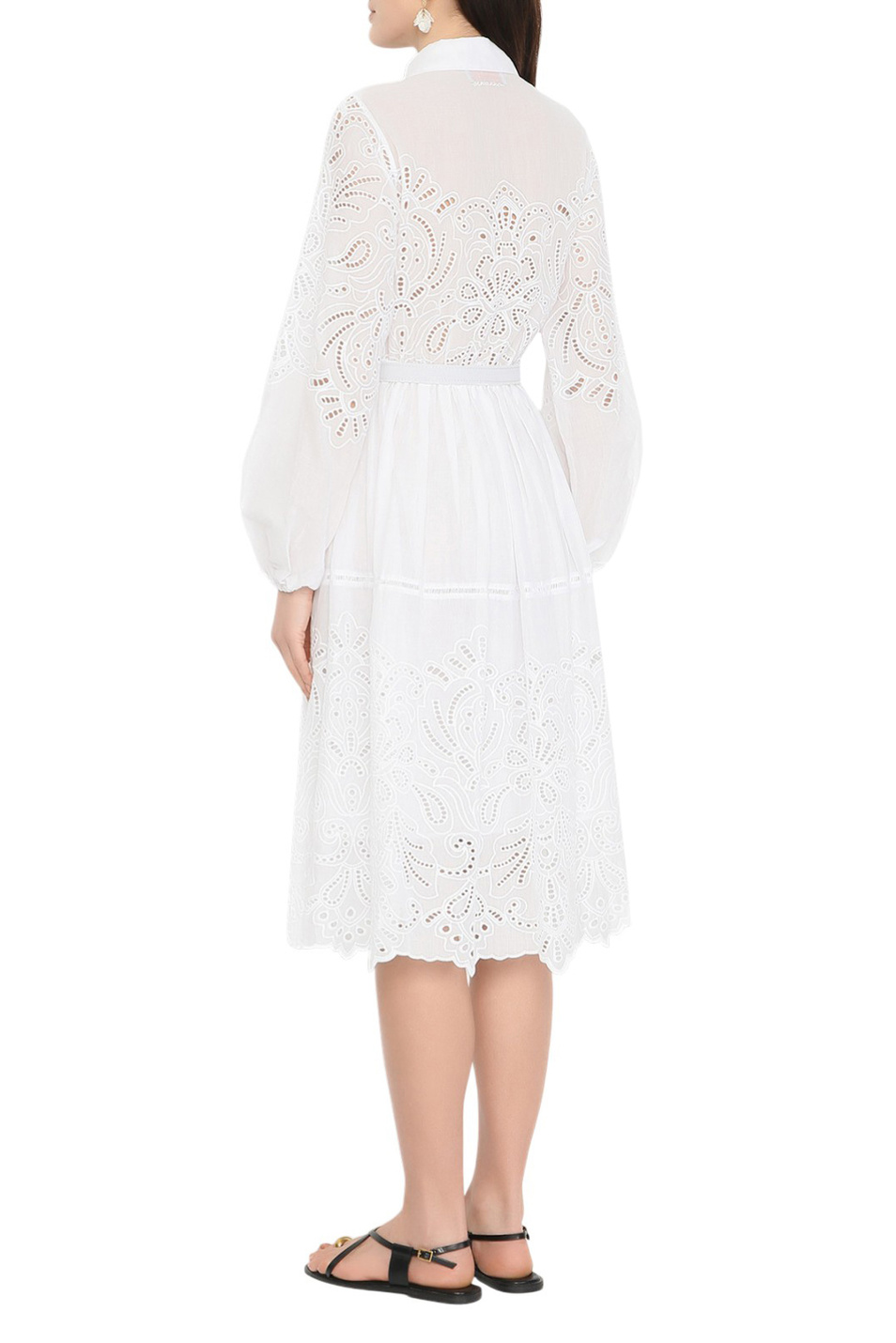 Женский Ermanno Firenze Платье из хлопка (цвет ), артикул D48EQ029CCEN0 | Фото 4