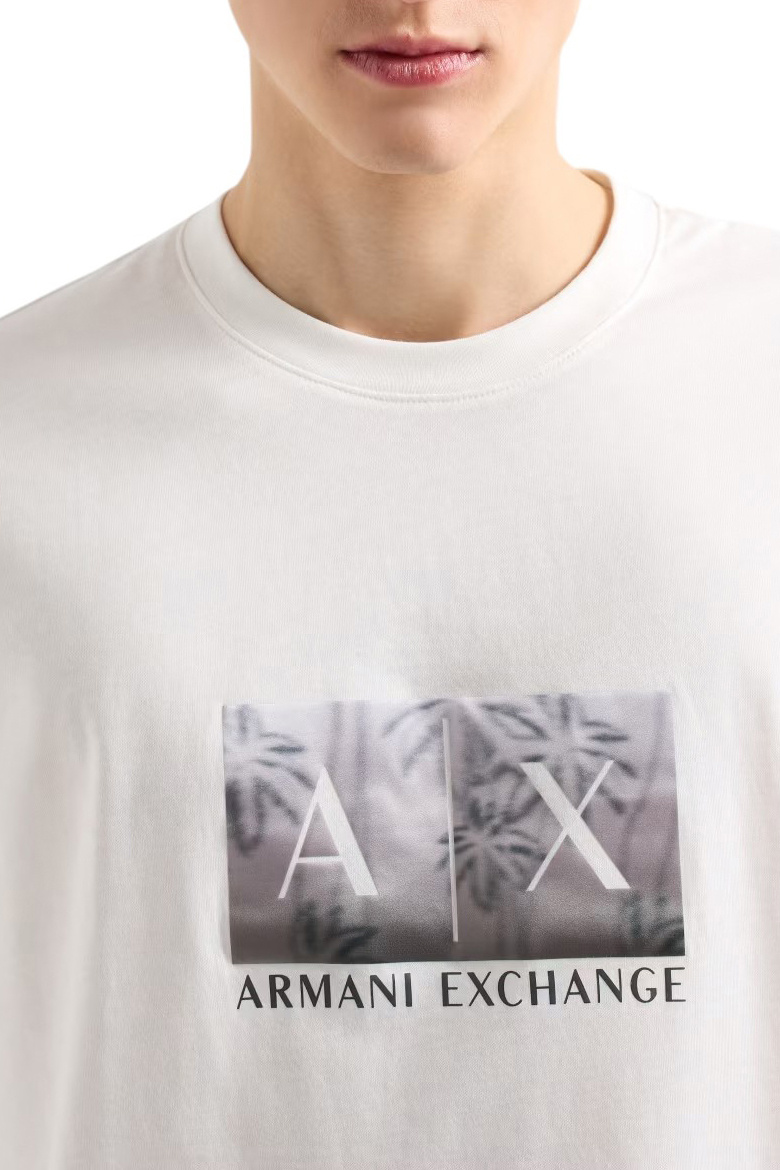 Мужской Armani Exchange Футболка из хлопка (цвет ), артикул XM000555-AF10358 | Фото 5