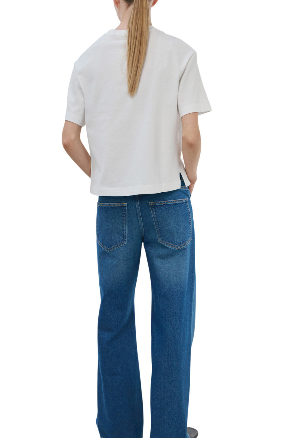 Женский Mango Футболка SITA из хлопка (цвет ), артикул 27065838 | Фото 4