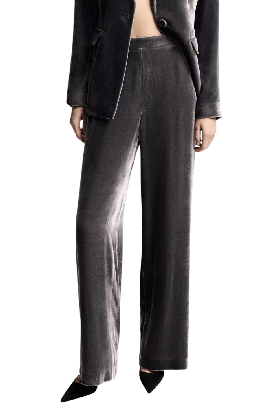 Женский Mango Брюки SILVIE из бархата (цвет ), артикул 77069239 | Фото 3