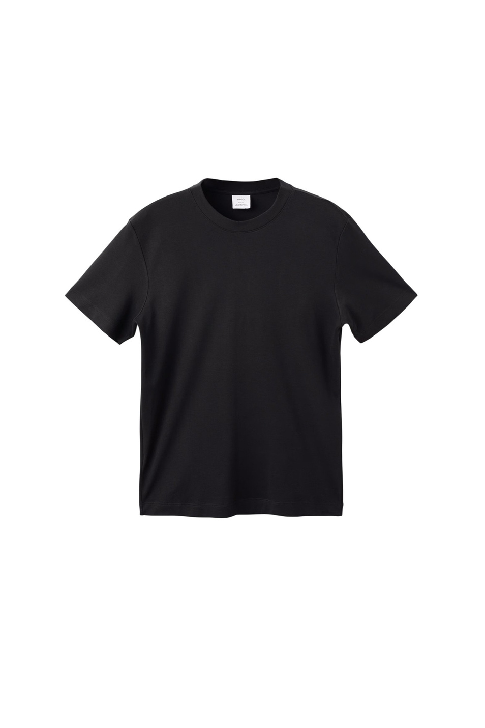 Футболка KIMI из хлопка|Основной цвет:Черный Мужской Mango Man Футболка KIMI из хлопка (цвет ), артикул 27041262 | Фото 1