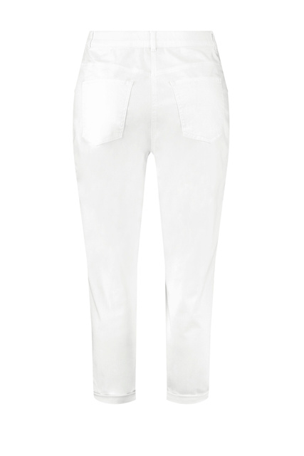 Укороченные джинсы|Основной цвет:Белый|Артикул:820037-21457 | Фото 2