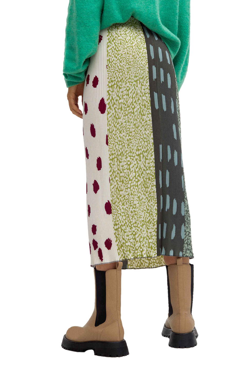 Parfois Плиссированная юбка с принтом (цвет ), артикул 190702 | Фото 3