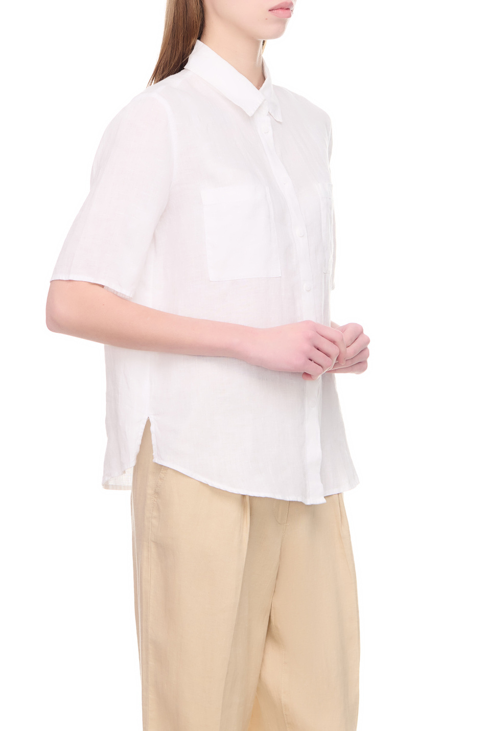 Женский Gerry Weber Рубашка из чистого льна (цвет ), артикул 860037-66435 | Фото 5