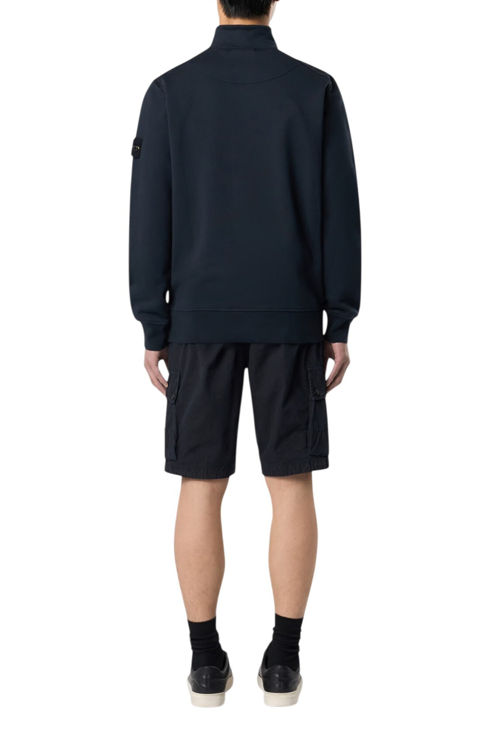 Мужской Stone Island Толстовка из хлопкового флиса (цвет ), артикул L1S156100070-S0051 | Фото 4