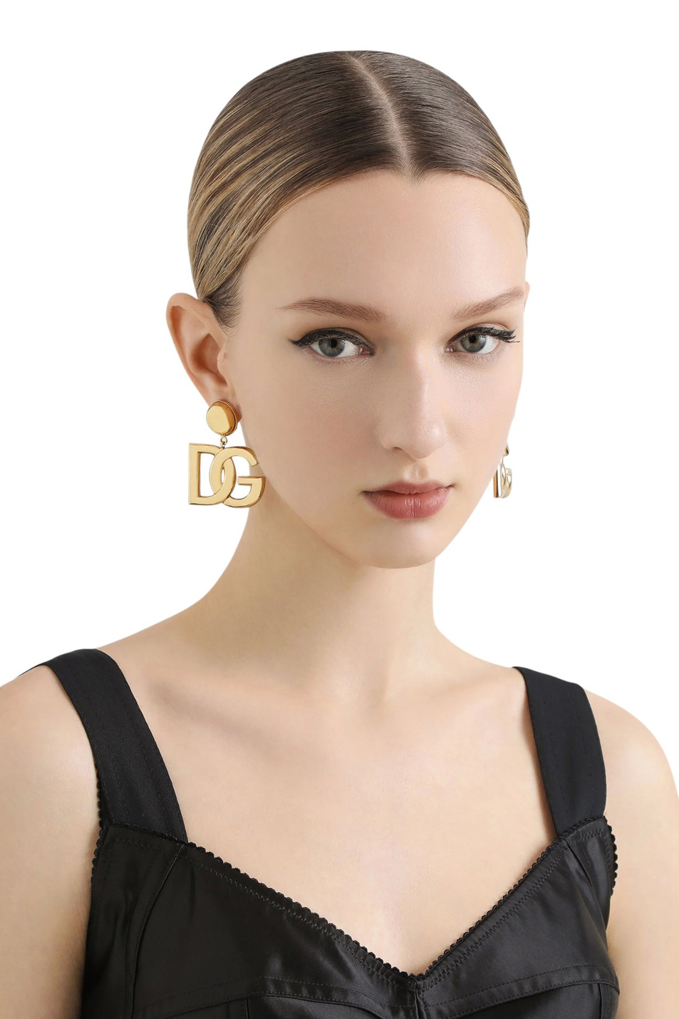 Женский Dolce & Gabbana Серьги-клипсы с логотипом (цвет ), артикул WEN6P6-W1111 | Фото 3