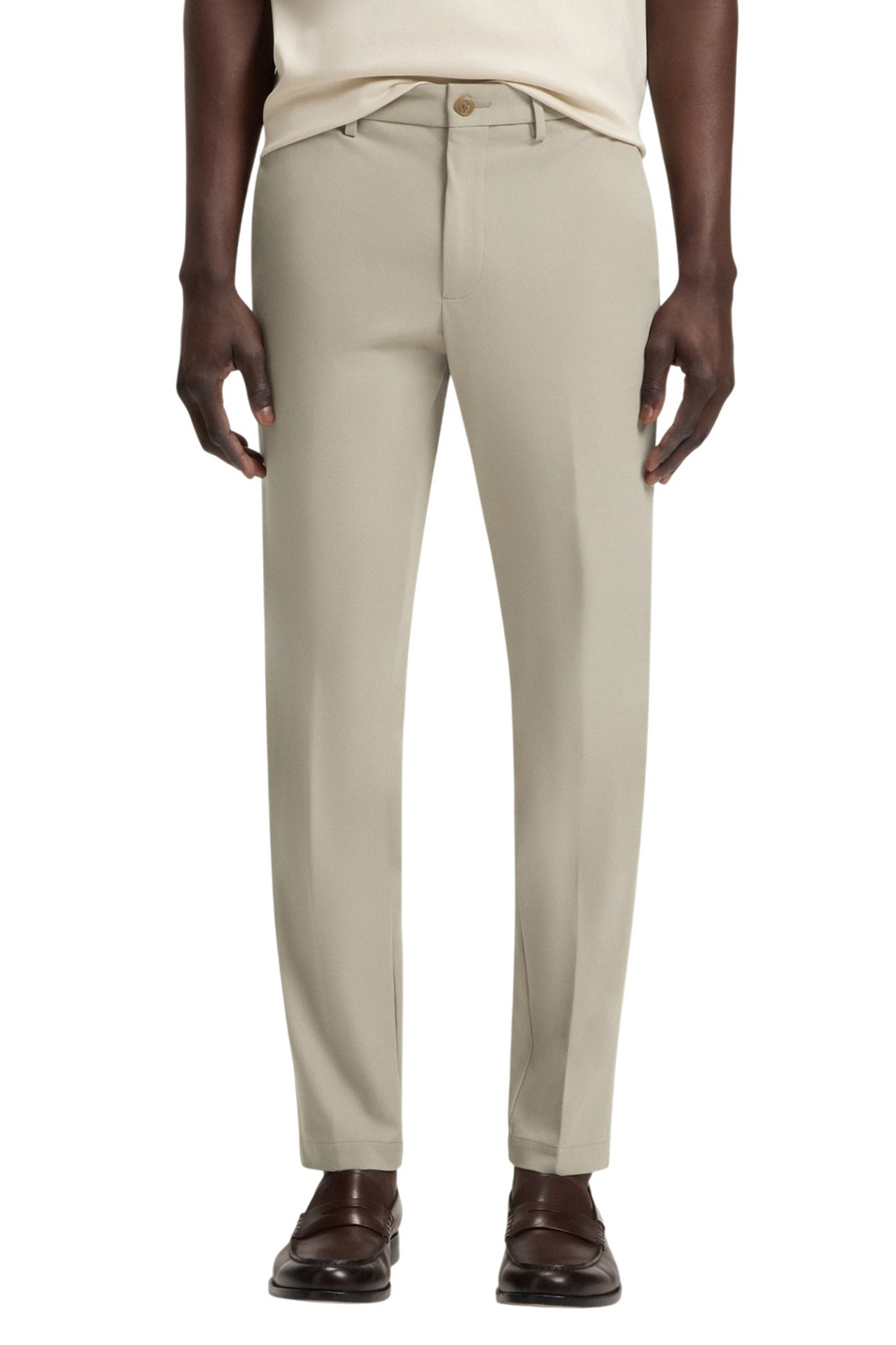 Брюки Kaiton однотонные|Основной цвет:Бежевый Мужской BOSS Брюки Kaiton однотонные (цвет ), артикул 50543945 | Фото 3