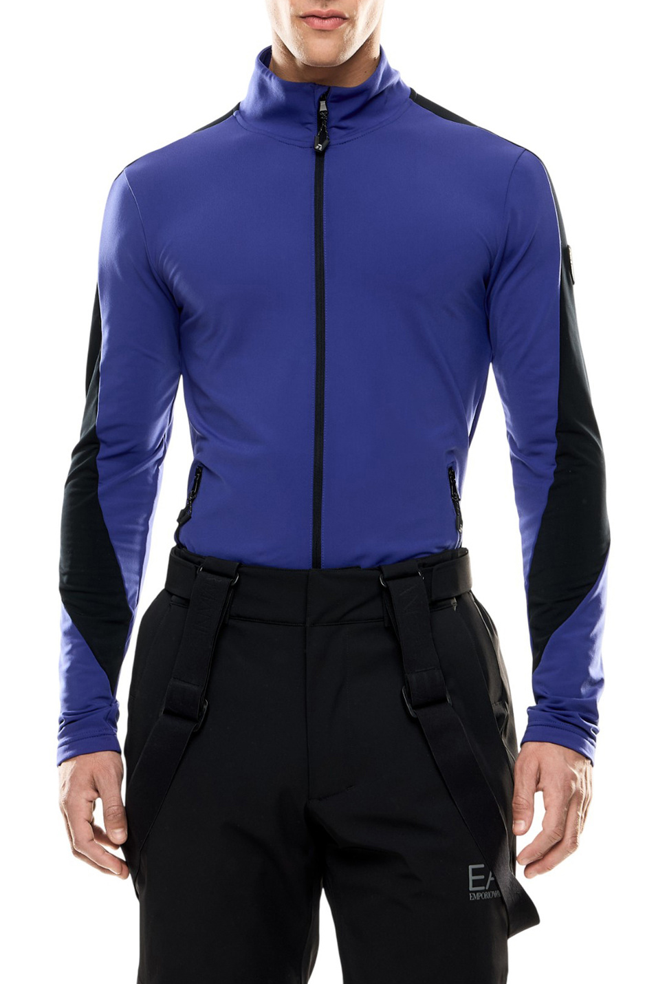 Толстовка флисовая|Основной цвет:Синий Мужской EA7 Толстовка флисовая (цвет ), артикул 7M000471-AF14634 | Фото 3