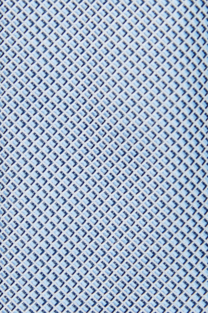 Галстук жаккардового плетения с узором|Основной цвет:Голубой|Артикул:50475667 | Фото 2