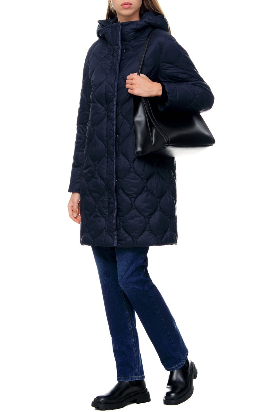 Женский Gerry Weber Стеганое пальто с карманами на молнии (цвет ), артикул 850239-31089 | Фото 3