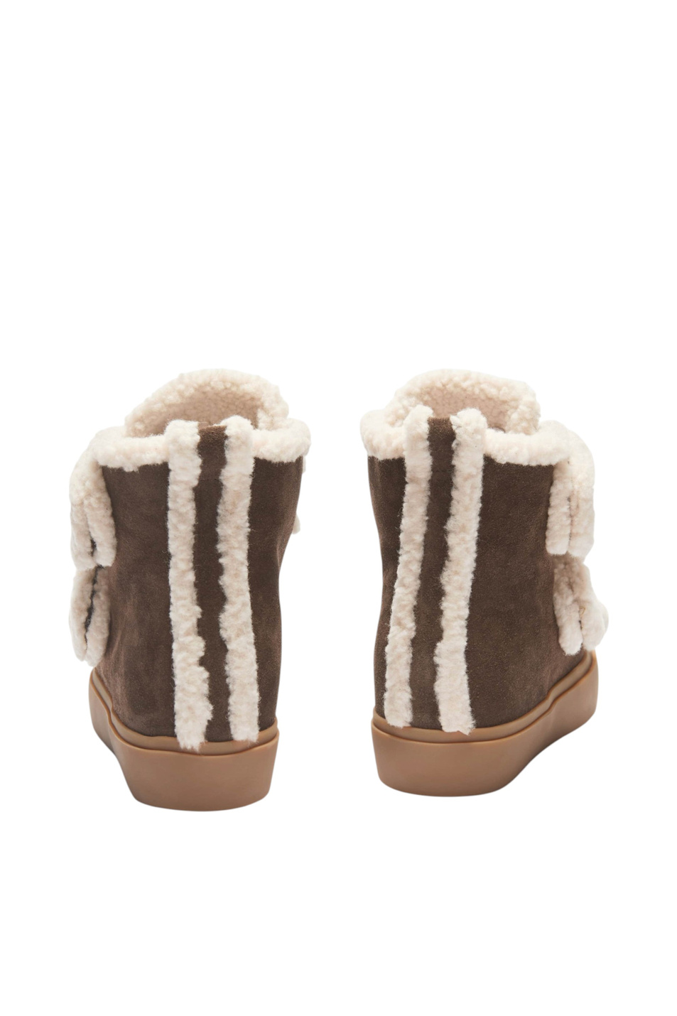 Полусапоги SHEARLING VELCRO WEDGE с натуральным мехом|Основной цвет:Коричневый Женский Inuikii Полусапоги SHEARLING VELCRO WEDGE с натуральным мехом (цвет ), артикул 1001.004.0151 | Фото 3
