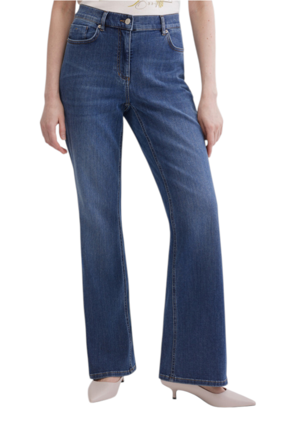 Женский Gerry Weber Джинсы из эластичного хлопка (цвет ), артикул 120010-52008 | Фото 4