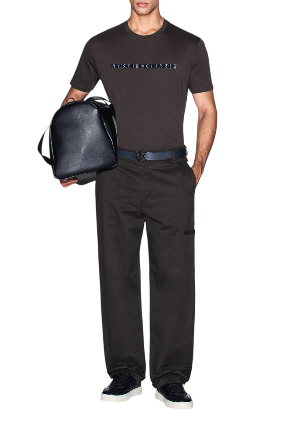 Мужской Armani Exchange Футболка с логотипом (цвет ), артикул XM001458-AF10364 | Фото 2