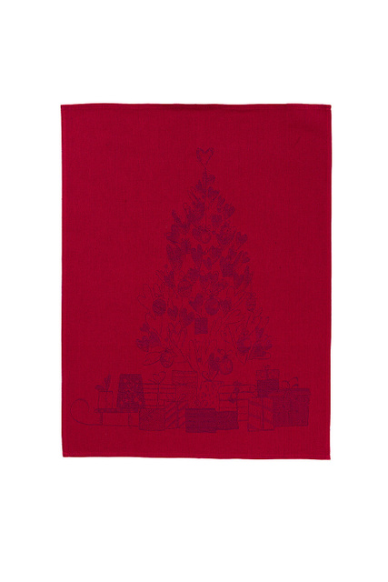 Полотенце кухонное Tree Of Love 50 x 70 см|Основной цвет:Красный|Артикул:97893/01 | Фото 1
